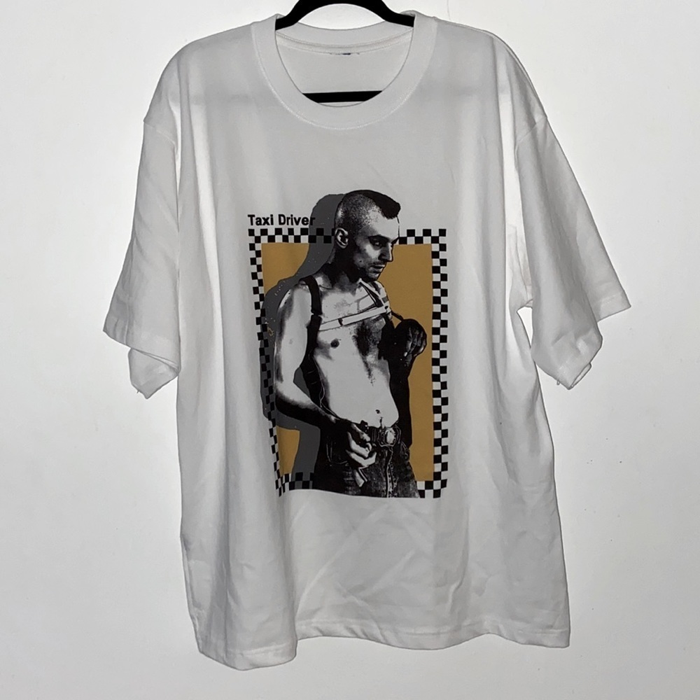 Taxi Driver 🚕 Custom Made Merch Tee Designer Streetwear NWT UNI sample sale XL - Picture 5 of 5
